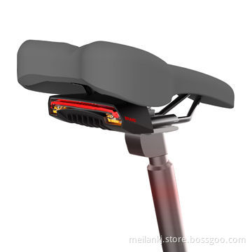 Remote control laser tail light, yellow light flashes indication of the rear bike turn right/left